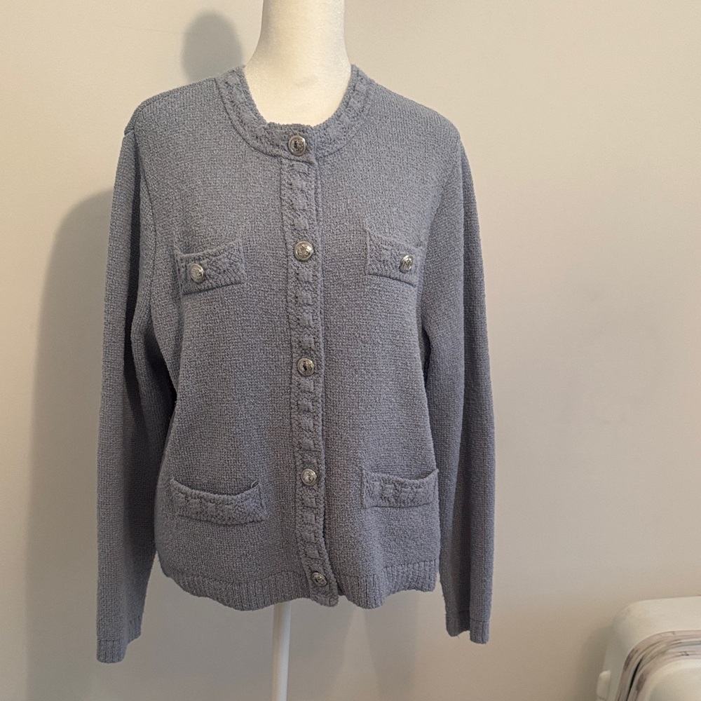 H&M Blue Cardigan